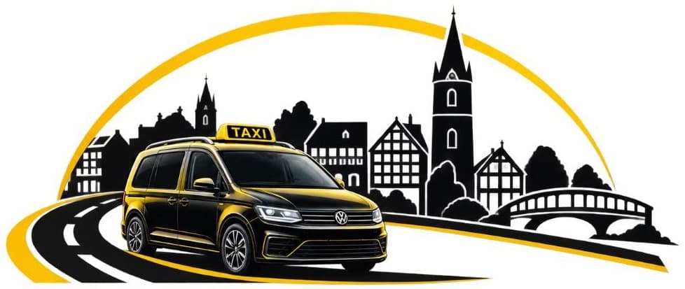Taxi von Taxi Service Lippstadt vor der Lippstädter Altstadt